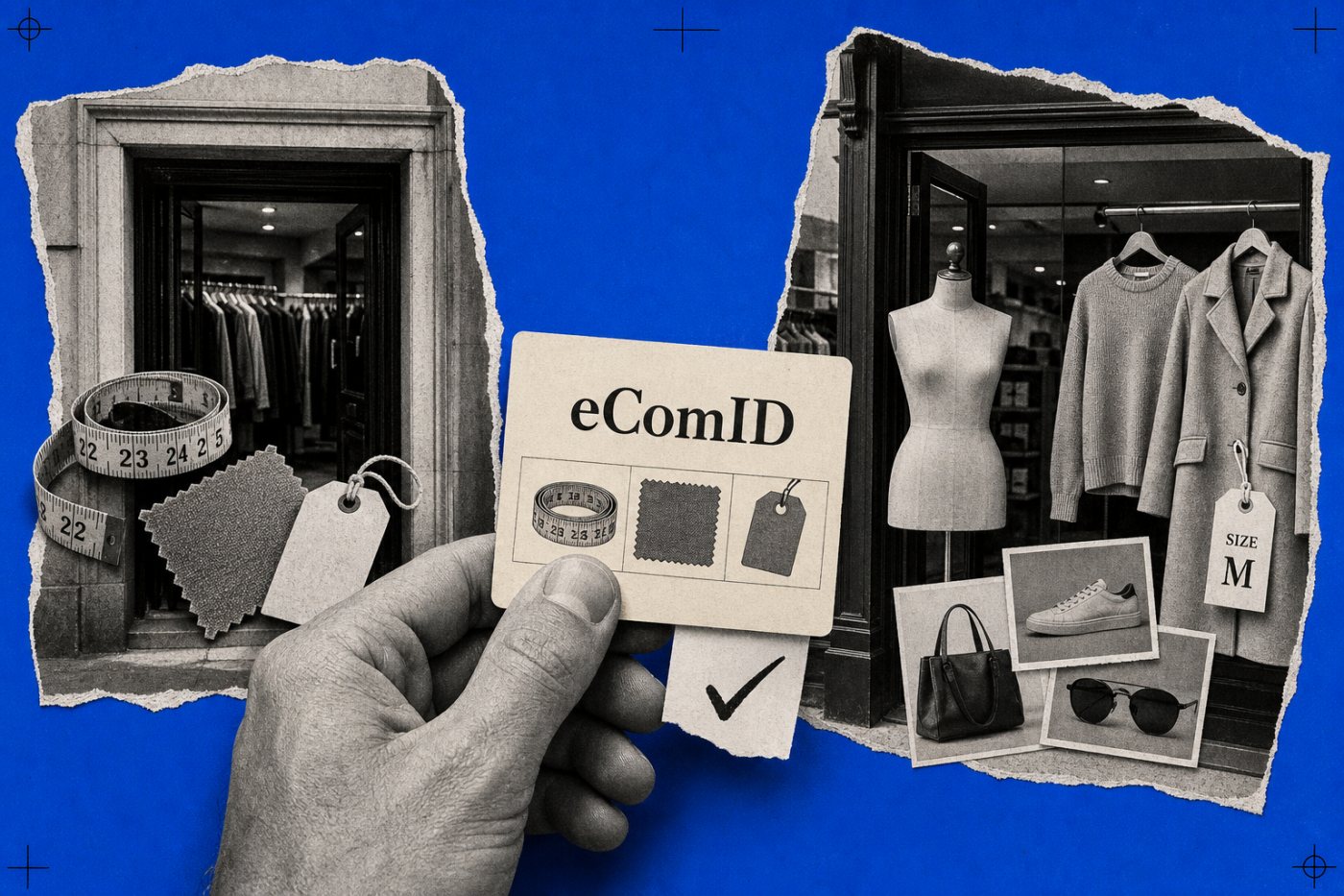 The eComID Shopping Passport reuses shopper-selected size, fit and style context at another participating retailer.