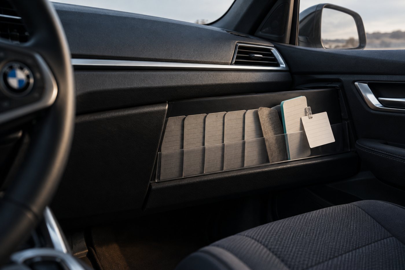 En opdateret sektion af en BMW-bilmanual erstatter en ældre som kilde til et RAG-svar.