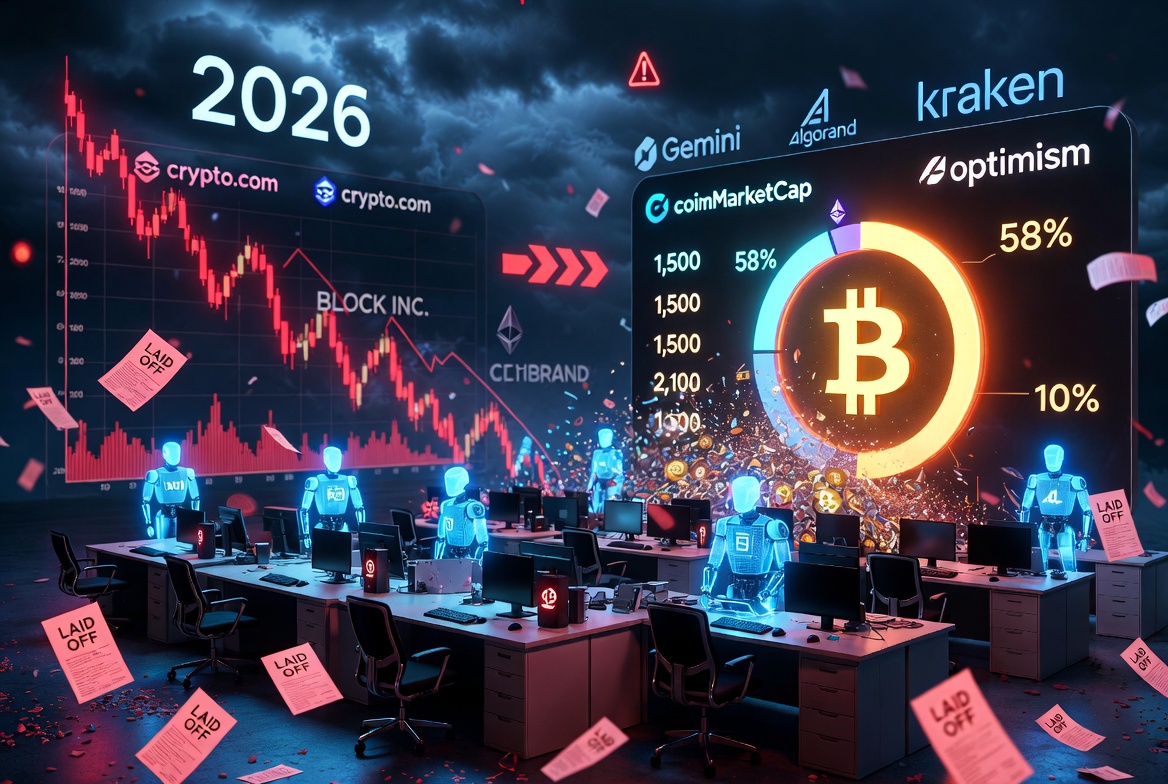 2026 Crypto Bloodbath Begins: Exchanges & Projects Slash Staff as AI Takes Over