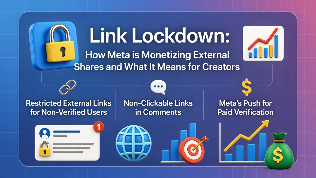 Facebook's Link Lockdown: How Meta is Monetizing External Shares and What It Means for Creators