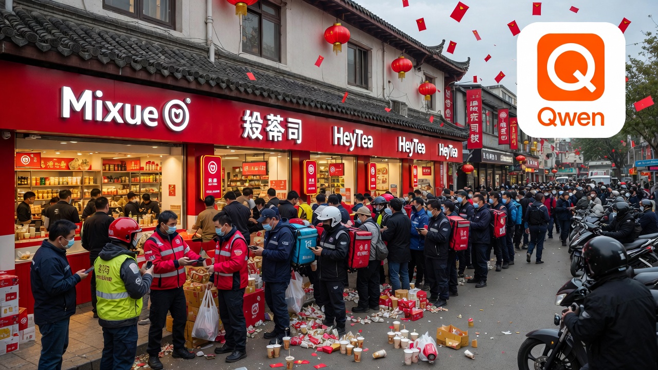 Chaos in China's Bubble Tea Shops: Alibaba's Qwen AI Giveaway Sparks Massive Queues and Tops App Store Charts