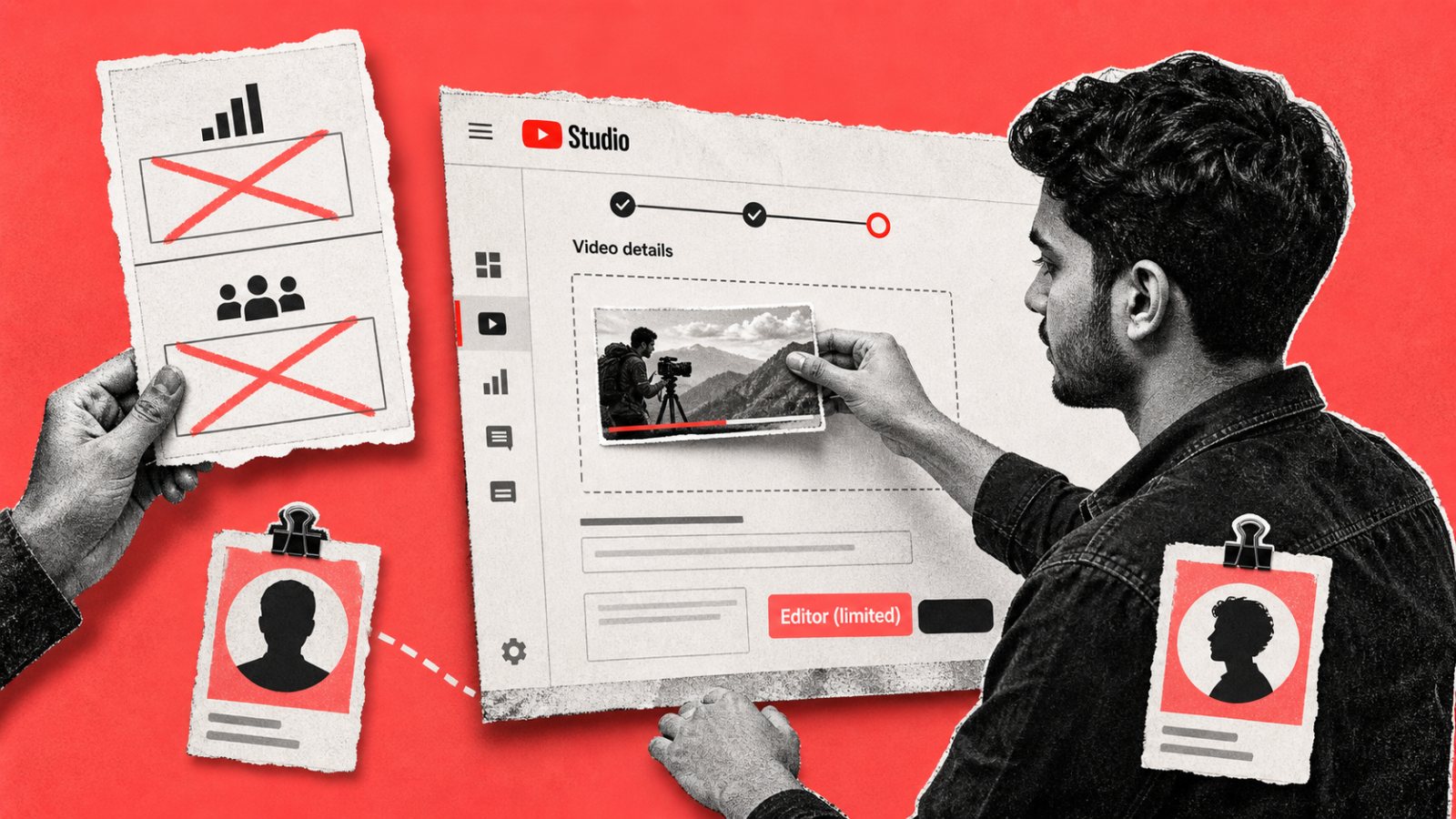 संपादक को पासवर्ड न दें—YouTube की सीमित भूमिका सही चुनें