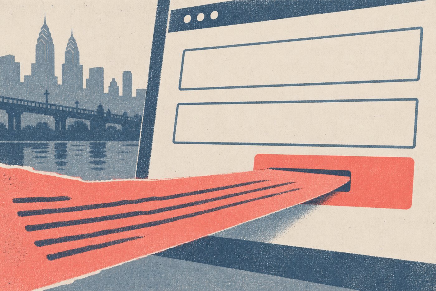 Formulário do PhillyUnsolvedMurders.com com nome e contato vazios, associado à pista inventada enviada pelo Claude Haiku 4.5.