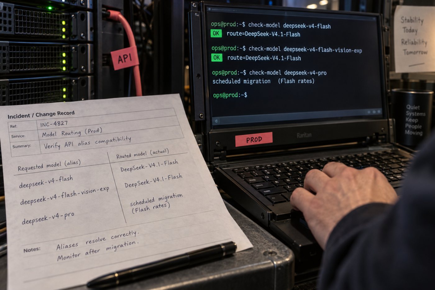 پرانے Flash aliases کا DeepSeek-V4.1-Flash سے رابطہ اور 14 ستمبر کے لیے V4-Pro routing کی طے شدہ تبدیلی