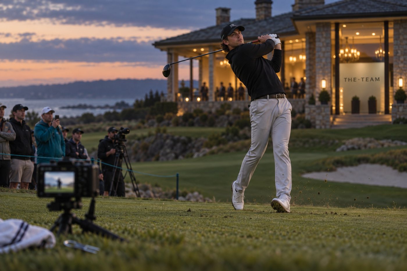 Grant Horvat trong lĩnh vực nội dung golf mà thương vụ Provisions Golf đã bổ sung cho THE·TEAM.