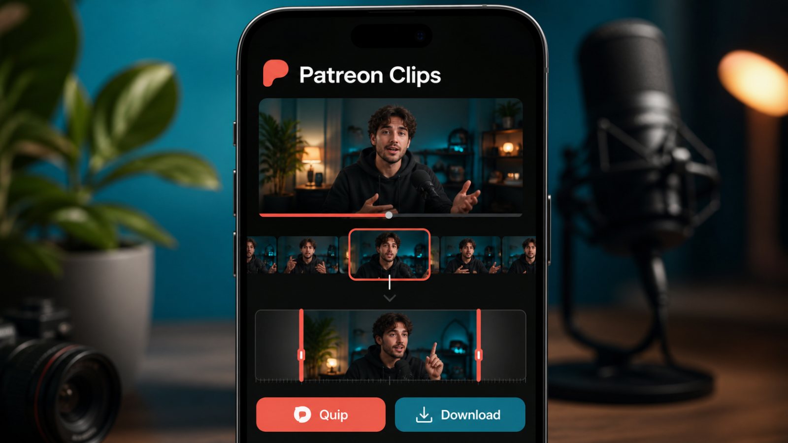 Patreon Clips लंबे वीडियो काटेगा—अभी केवल iOS और अंग्रेजी ऑडियो