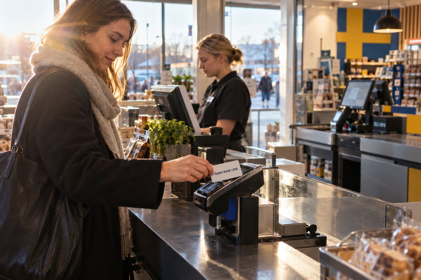 Suomijoje jau naudojama „Saldo Bank“ kredito kortelė, o jos pasirodymas Švedijoje dar planuojamas.