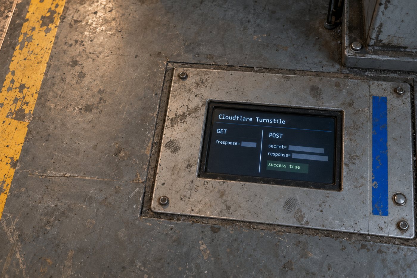 Serverové ověření Turnstile posílá token službě Siteverify metodou POST v těle požadavku.