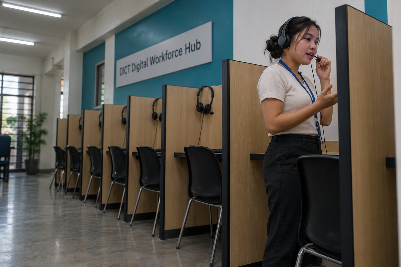 Pagsasanay sa customer service na tumutugon sa napiling career path at skills gap.