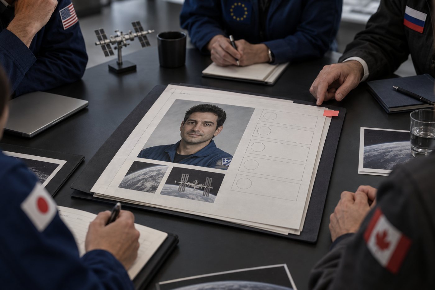 The five International Space Station partners review the proposed Vast crew before final approval.