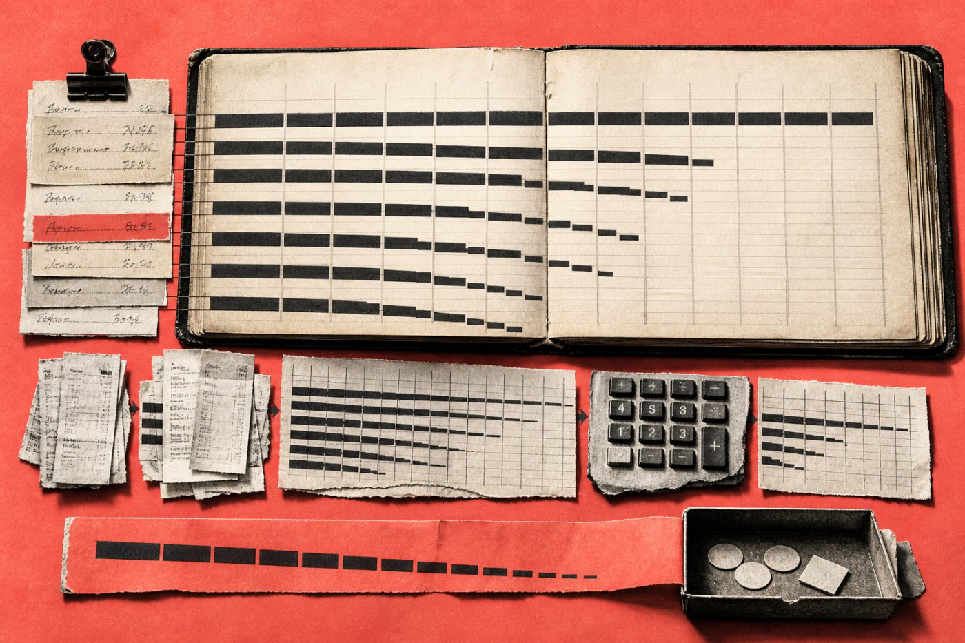 Структура модели связывает допущения, продажи, расходы, прибыль и помесячный остаток денег.