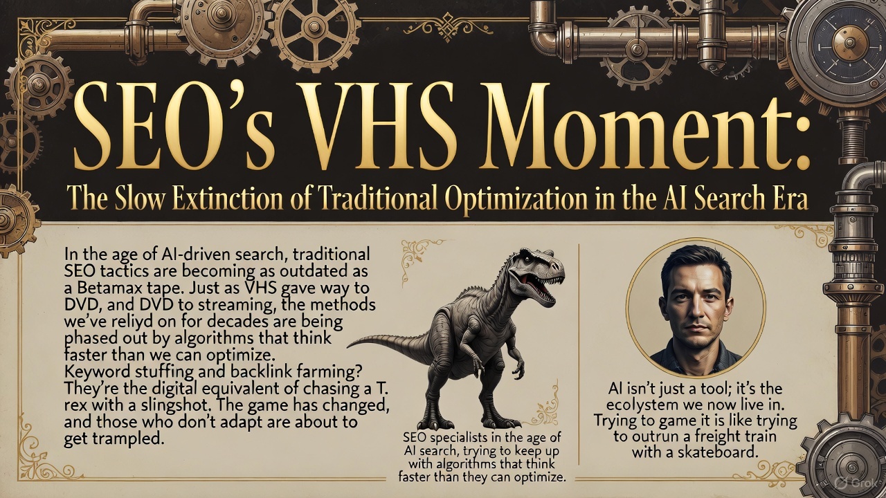 SEO's VHS Moment: The Slow Extinction of Traditional Optimization in the AI Search Era