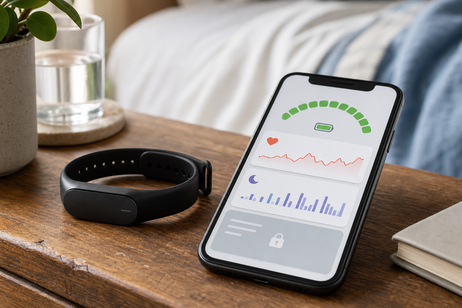 Garmin CIRQA Smart Band is shown with core tracking and optional Garmin Connect+ insights separated on a phone.