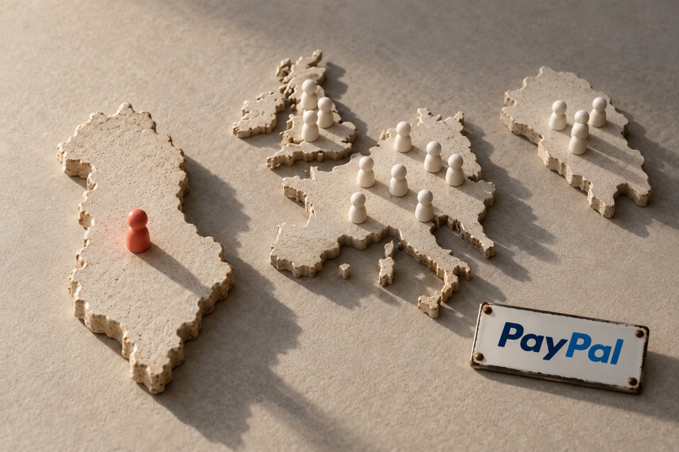 Për një shitës shqiptar, tarifa e PayPal ndryshon sipas tregut nga vjen pagesa.
