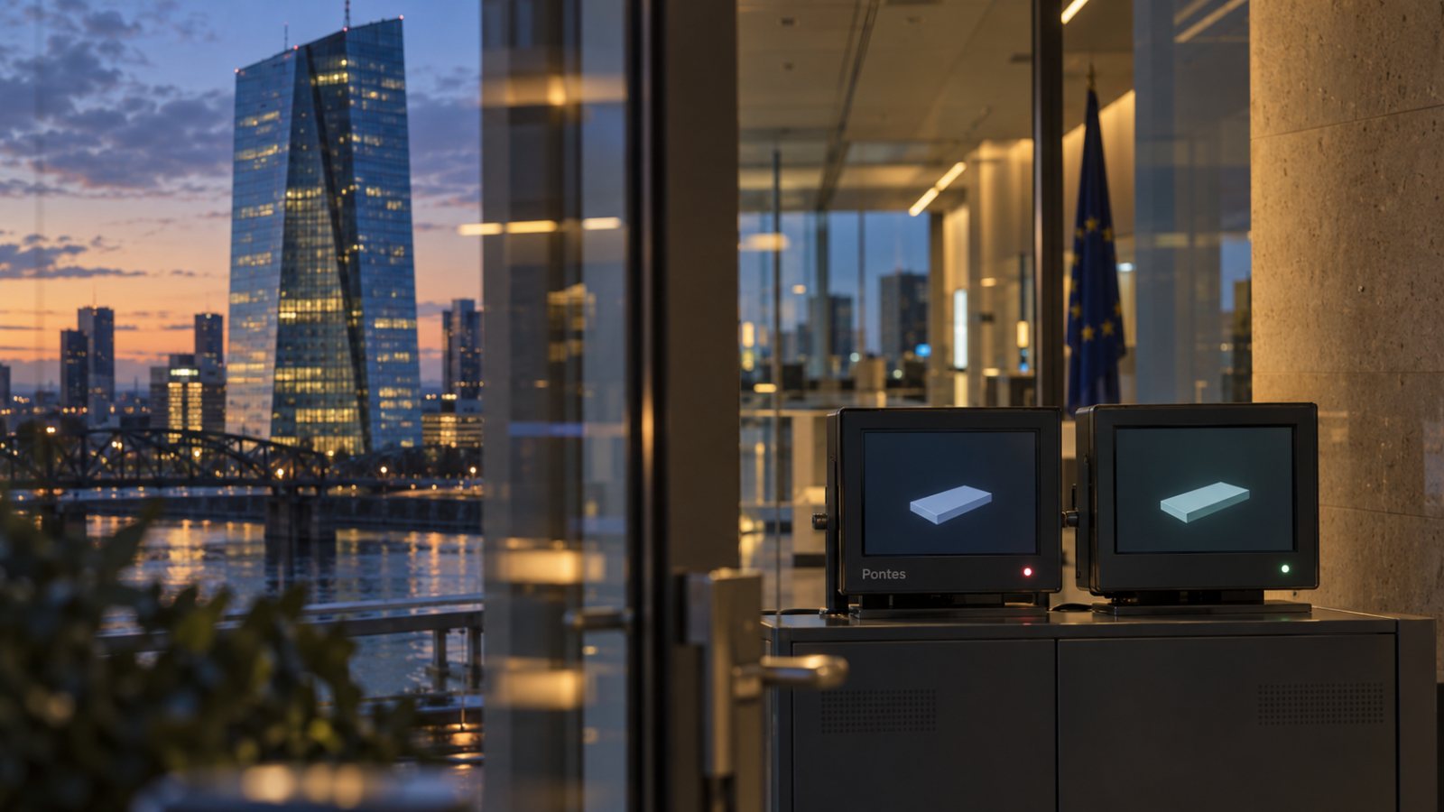 ECB spustila Pontes: tokenizované obchody vyrovnáva v peniazoch centrálnej banky