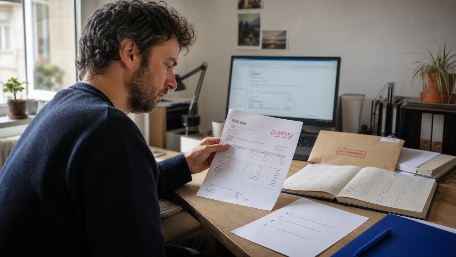 Facture freelance impayée : les 40 € sont dus dès le premier jour