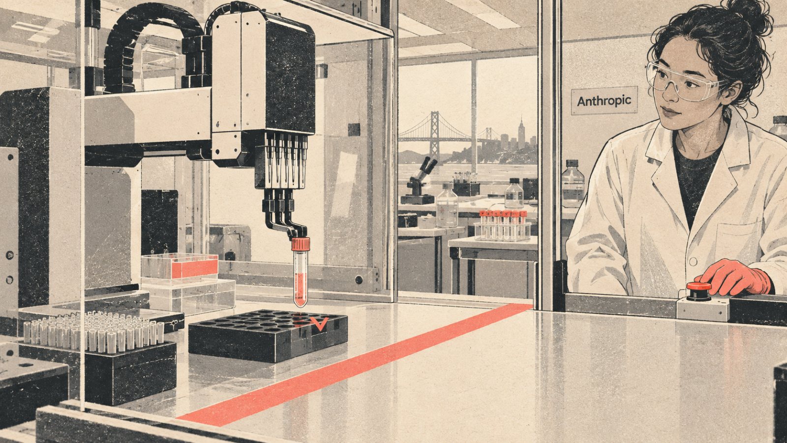 Anthropic membangun wet lab—Claude diarahkan ke eksperimen fisik