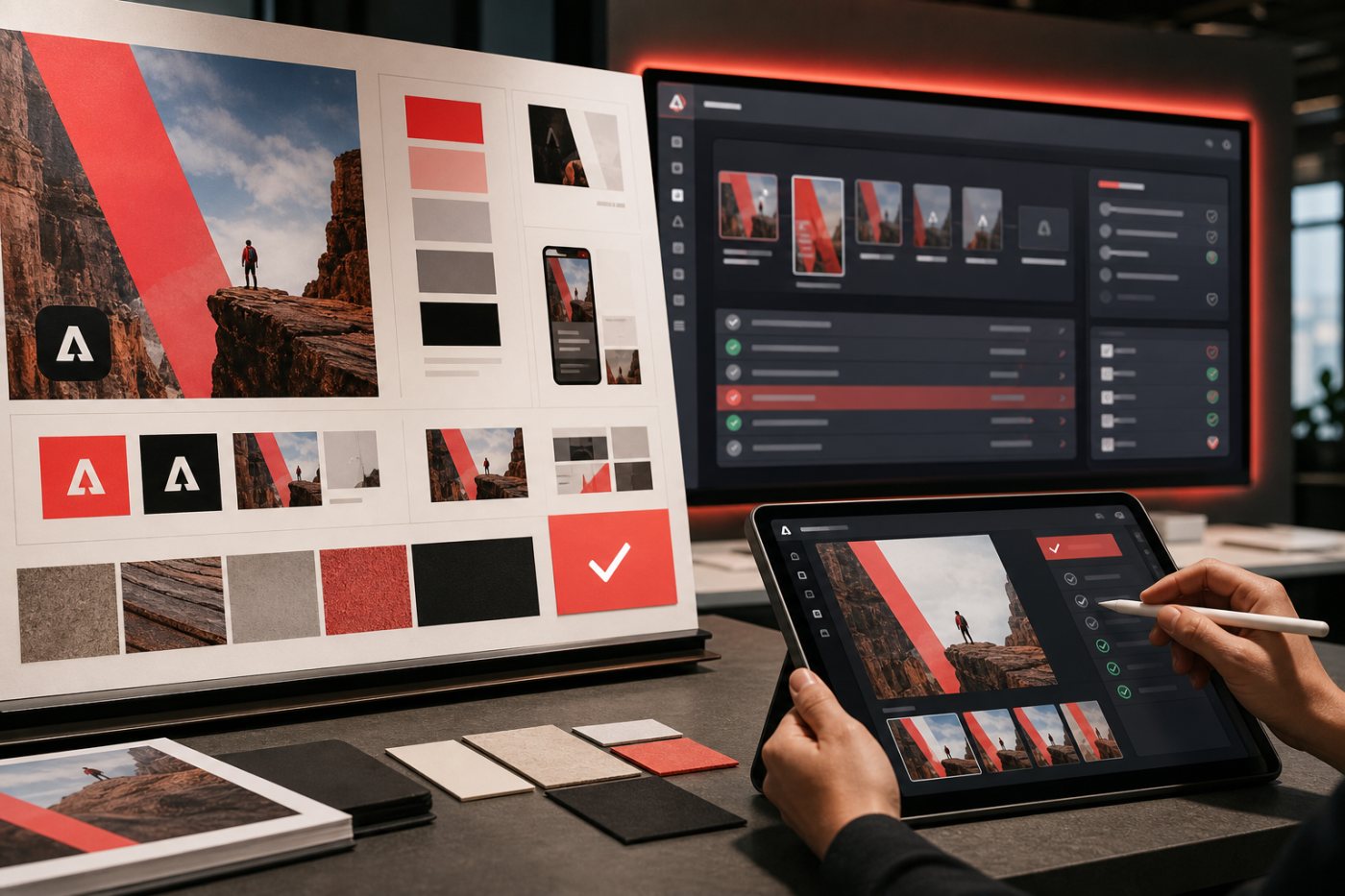 チャクラヴァーシー氏が率いたAdobeの企業向け事業で、ブランド素材が制作管理から顧客別配信へ進む流れ
