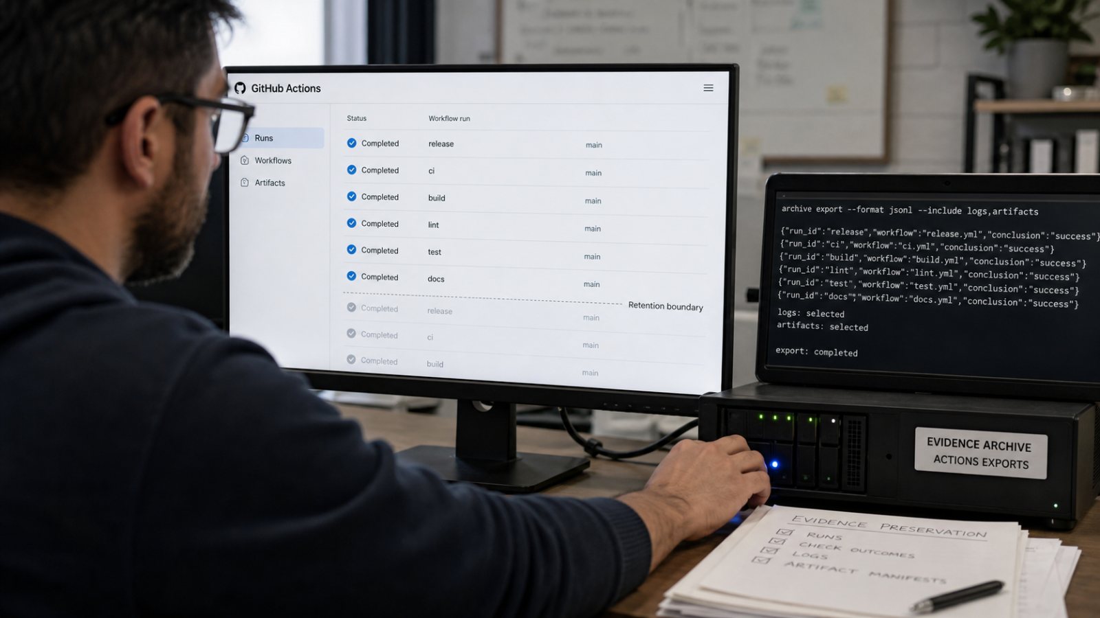 GitHub Actions History Shrinks on October 1—Archive Evidence Before It Vanishes