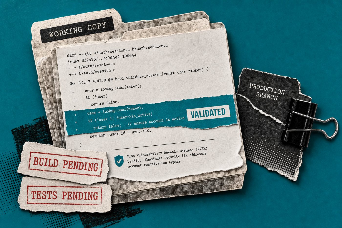 VVAH validation শেষ হলেও candidate patch-এর build ও test আলাদা যাচাই হিসেবে বাকি আছে