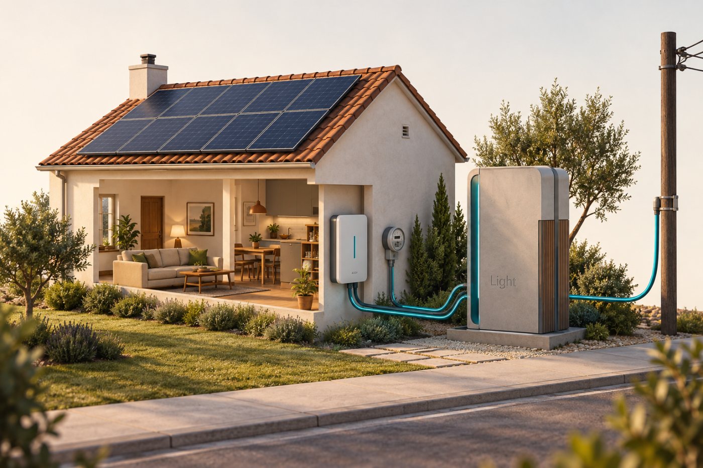 Un proveedor solar combina paneles, batería, suministro de red y un plan eléctrico operado por Light.