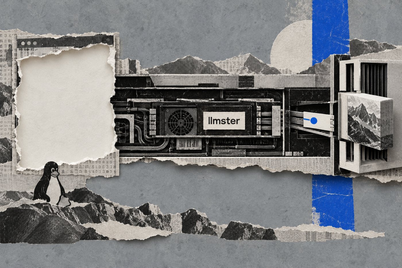 LM Studios llmster kjører som bakgrunnstjeneste og kan laste en lokal modell ved behov.