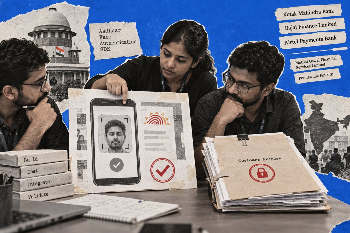वित्तीय संस्था में SDK का अवधारणा-प्रमाण पूरा होने और ग्राहक उत्पादन उपलब्धता के अलग चरण