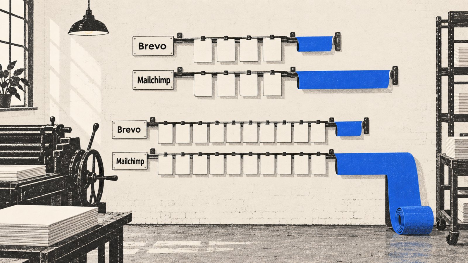 Brevo oder Mailchimp: Wenige Kontakte können trotzdem teuer werden