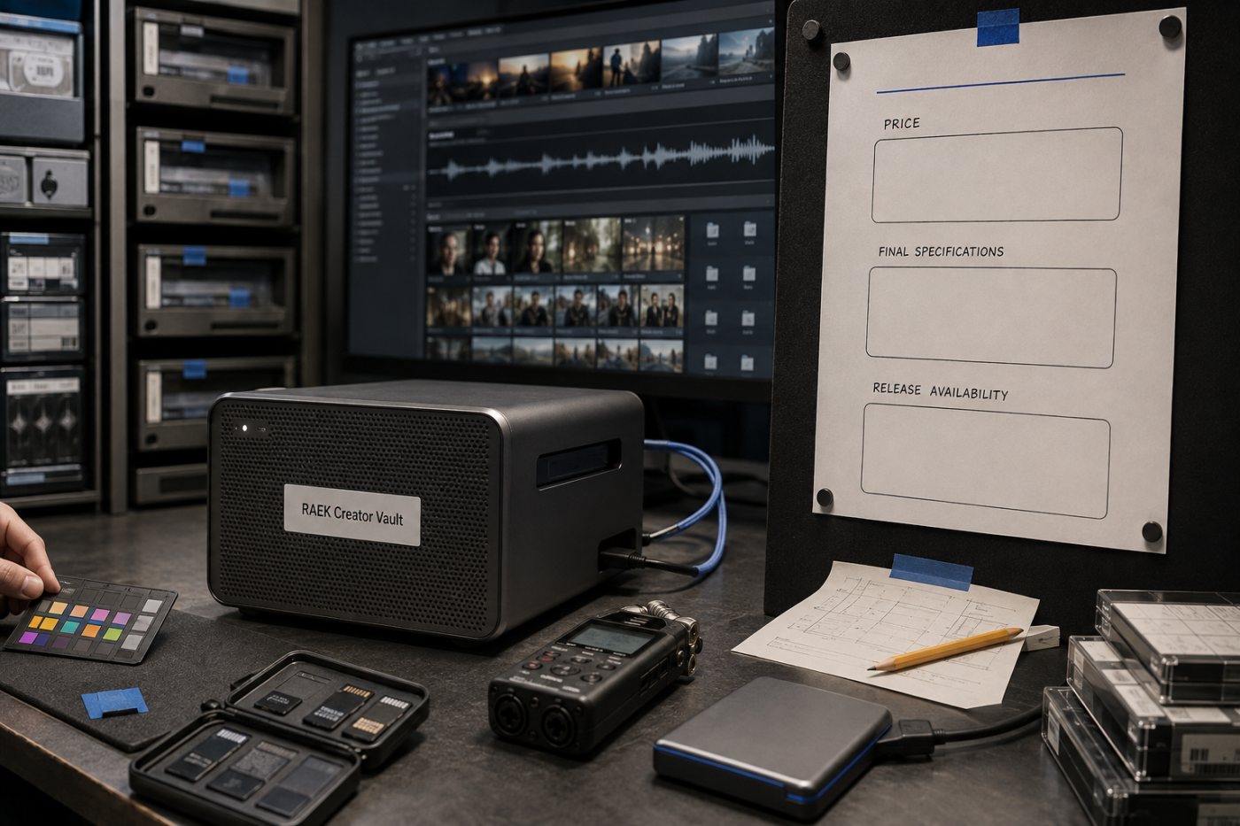 RAEK Creator Vault permanece como prototipo en evaluación, sin especificaciones, precio ni disponibilidad comercial definidos.