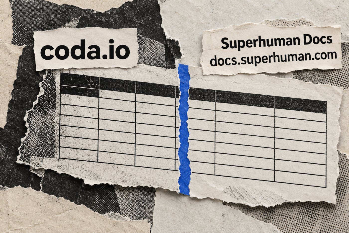 Nagpatuloy ang dating Coda docs sa pangalang Superhuman Docs habang lumipat ang address mula coda.io patungong docs.superhuman.com.