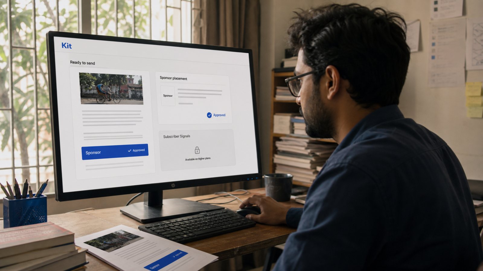 Kit এক dashboard-এ sponsor, audience data ও automation—কিন্তু সব feature সবার নয়
