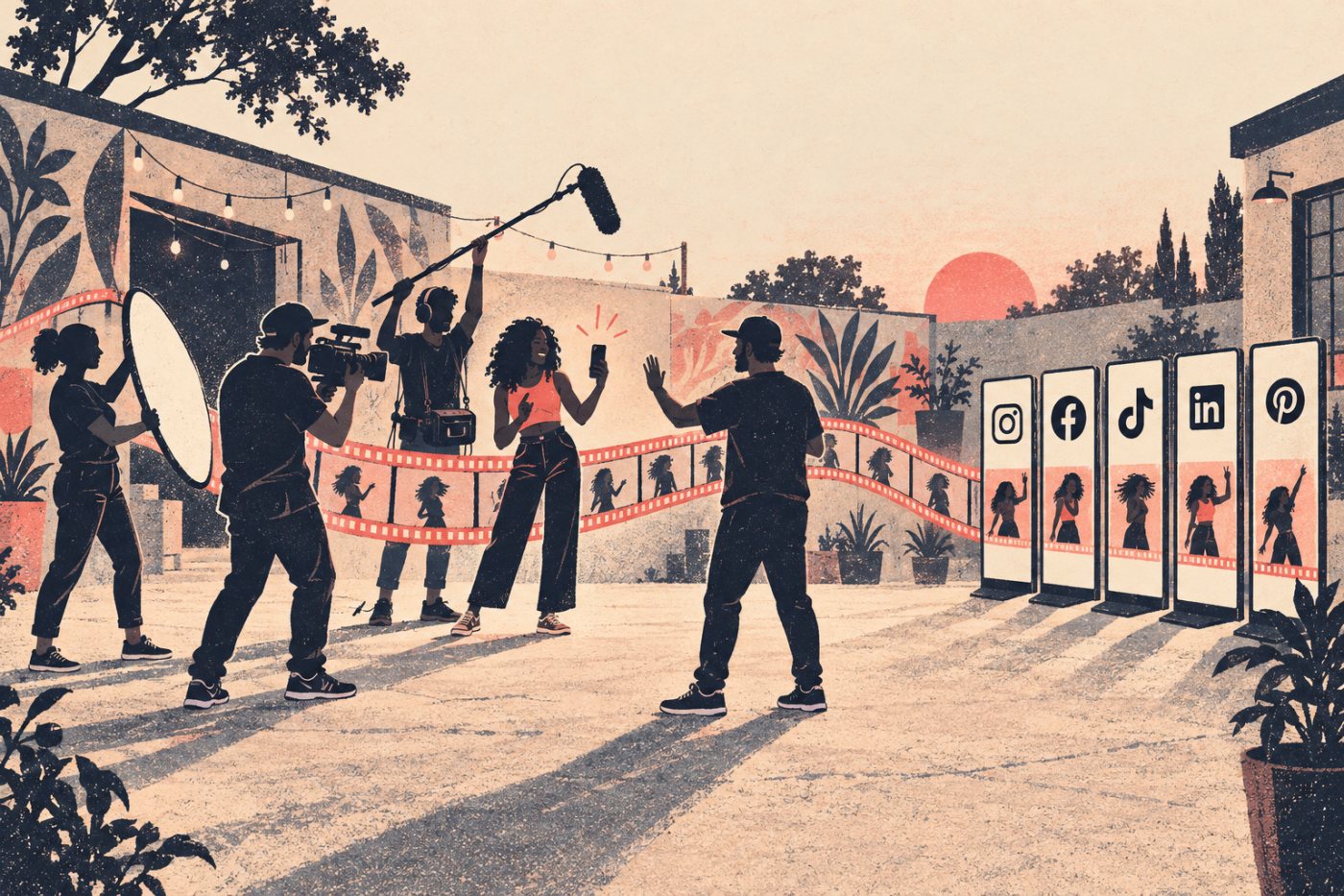 Five collaborators share five social channels; Buffer Team’s monthly cost is lower than Later Growth with added users.