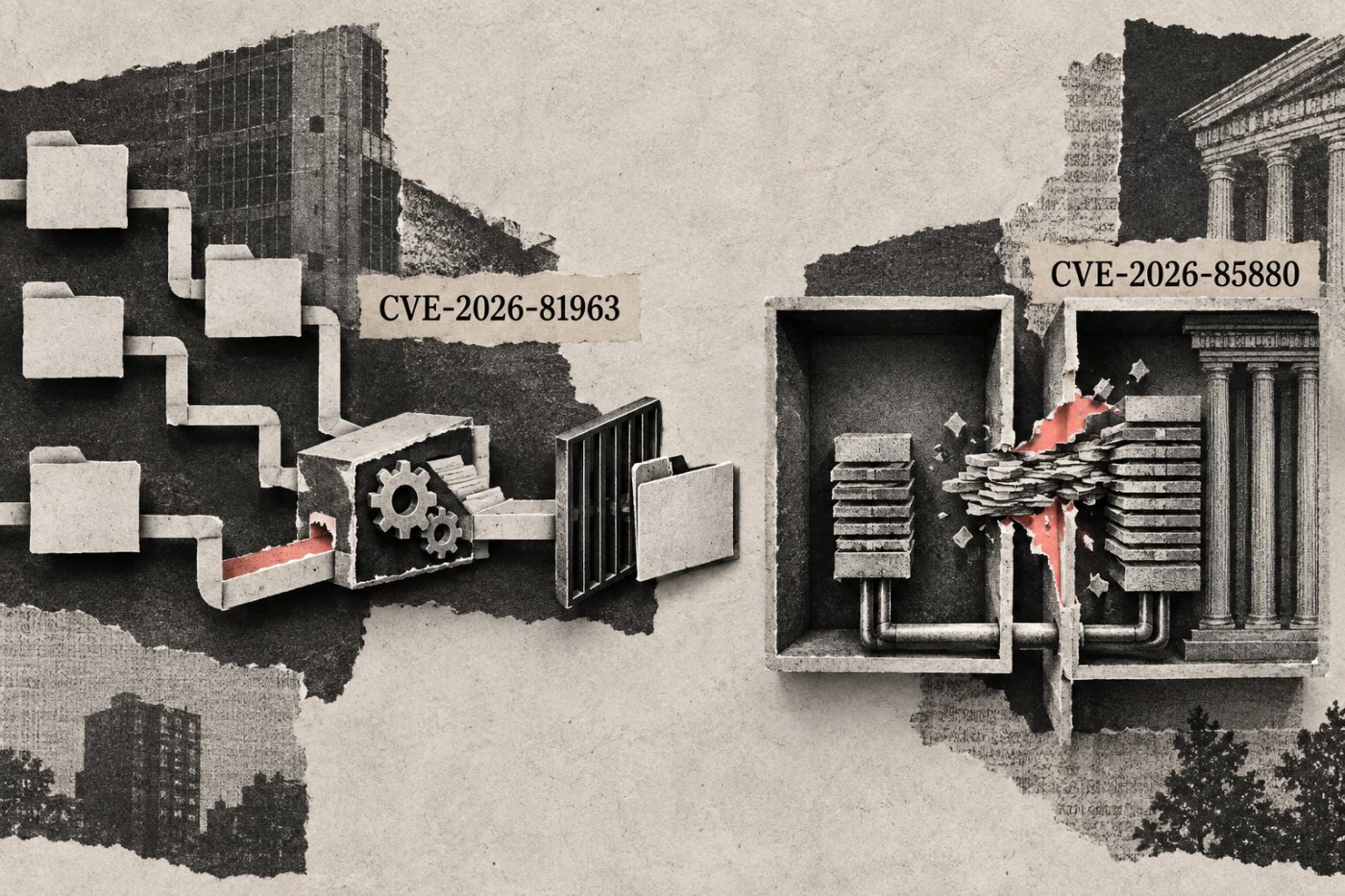 CVE-2026-81963 im Windows Update Stack und CVE-2026-85880 in Windows ALPC stehen als aktiv ausgenutzte Rechteausweitungsfehler an erster Stelle.