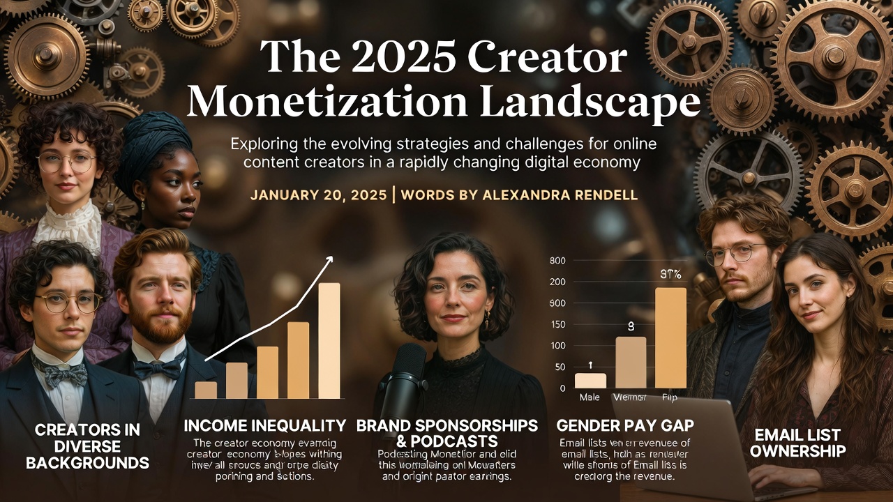 The 2025 Creator Monetization Landscape: Insights from a Key Survey and Broader Trends