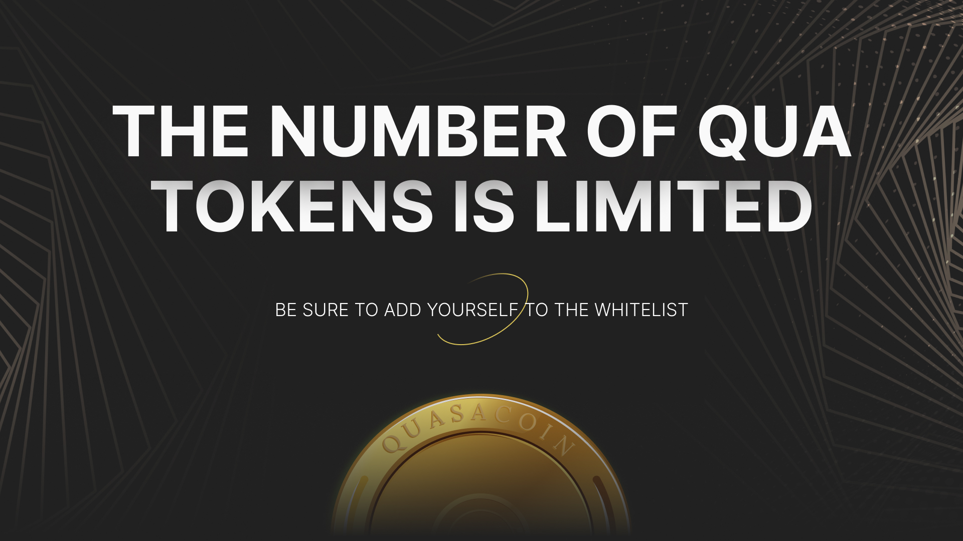 Quasacoins (QUA) were sent to participants in the QUASA airdrop on 08/16/2021