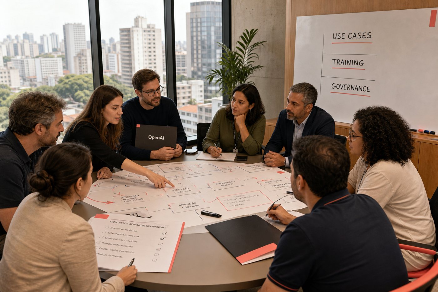 OpenAI’s São Paulo team working with Brazilian organizations on implementation and responsible AI governance.
