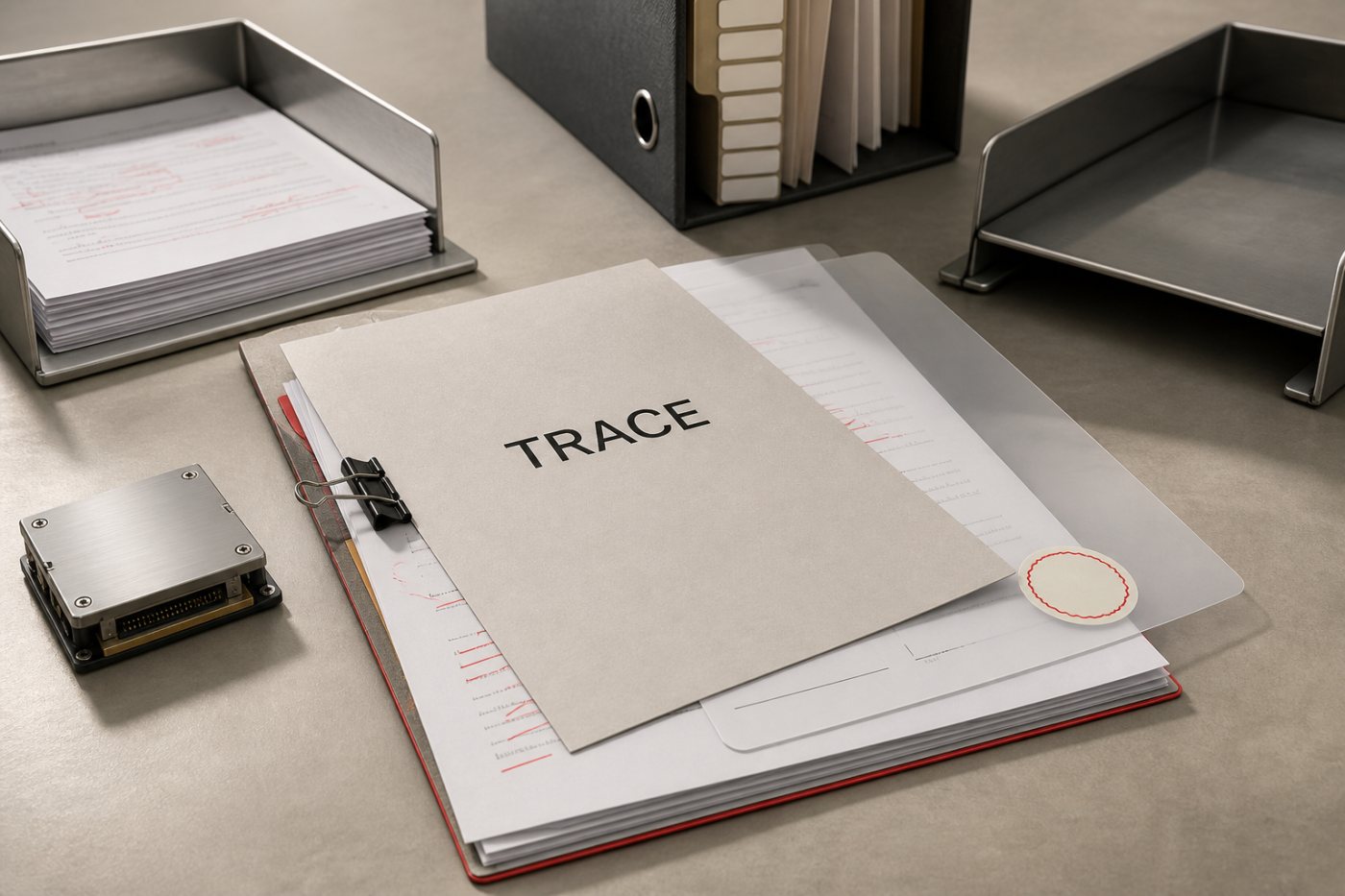 संस्करण 0.1 के कार्यशील मसौदे के रूप में समीक्षा में रखा TRACE तकनीकी चार्टर