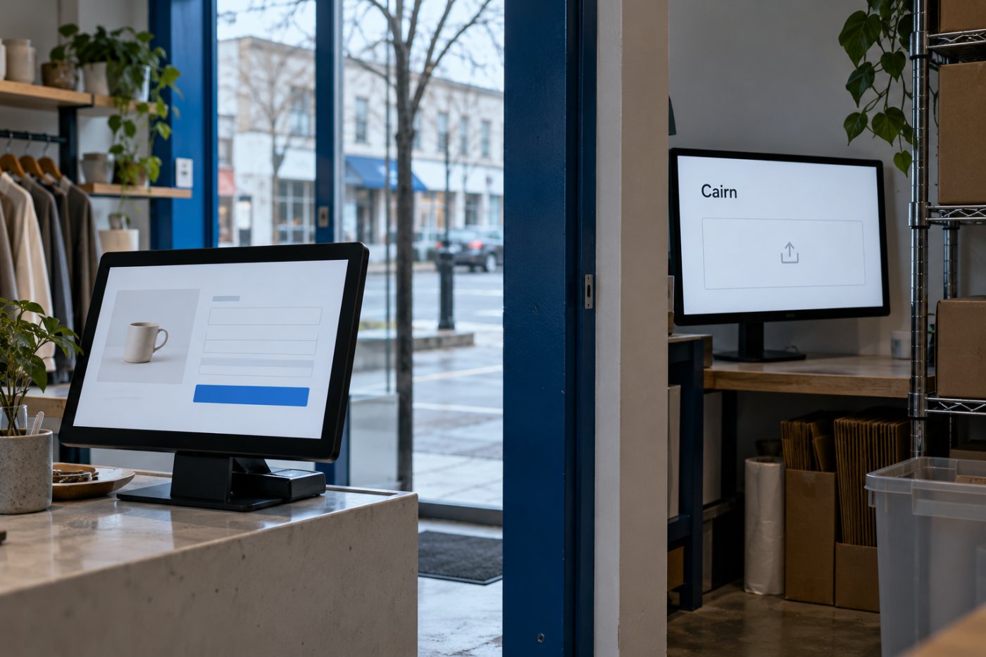 Una ruta hacia un sitio de comercio electrónico deriva hacia un panel relacionado durante la operación coordinada con Cairn.
