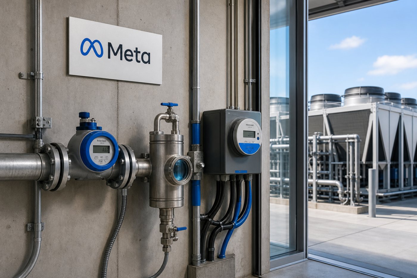 Facility water, coolant maintenance ও dry-cooler বিদ্যুতের পৃথক meter পূর্ণ প্রভাব যাচাই করছে