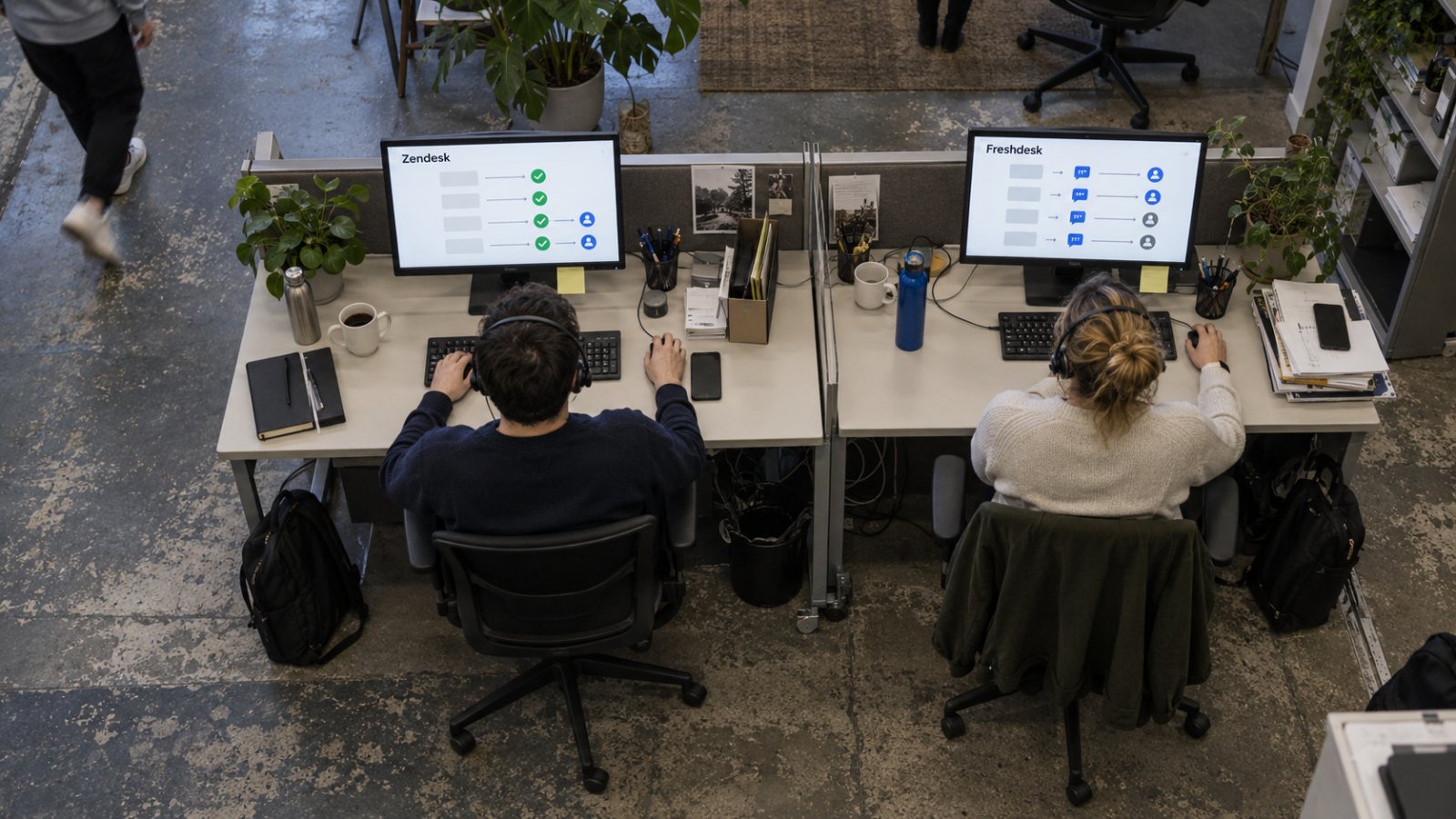 Zendesk ali Freshdesk: enaka začetna cena skriva dva računa za UI