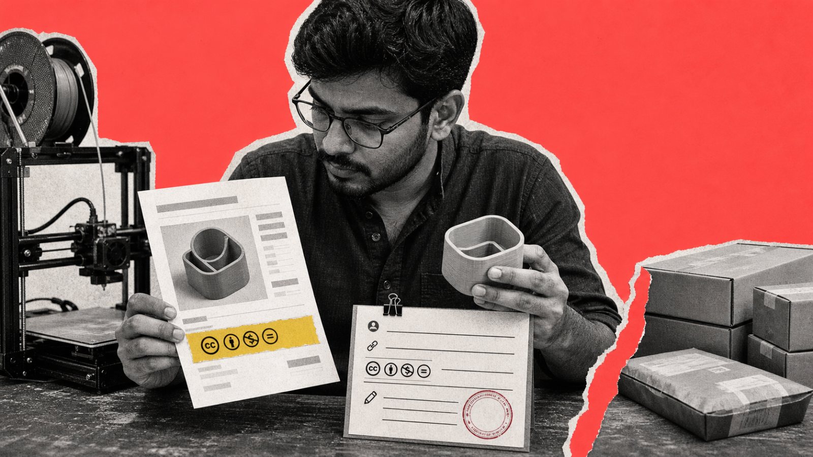 Thingiverse मॉडल बेचने से पहले रुकें—हर CC लाइसेंस व्यापार नहीं देता