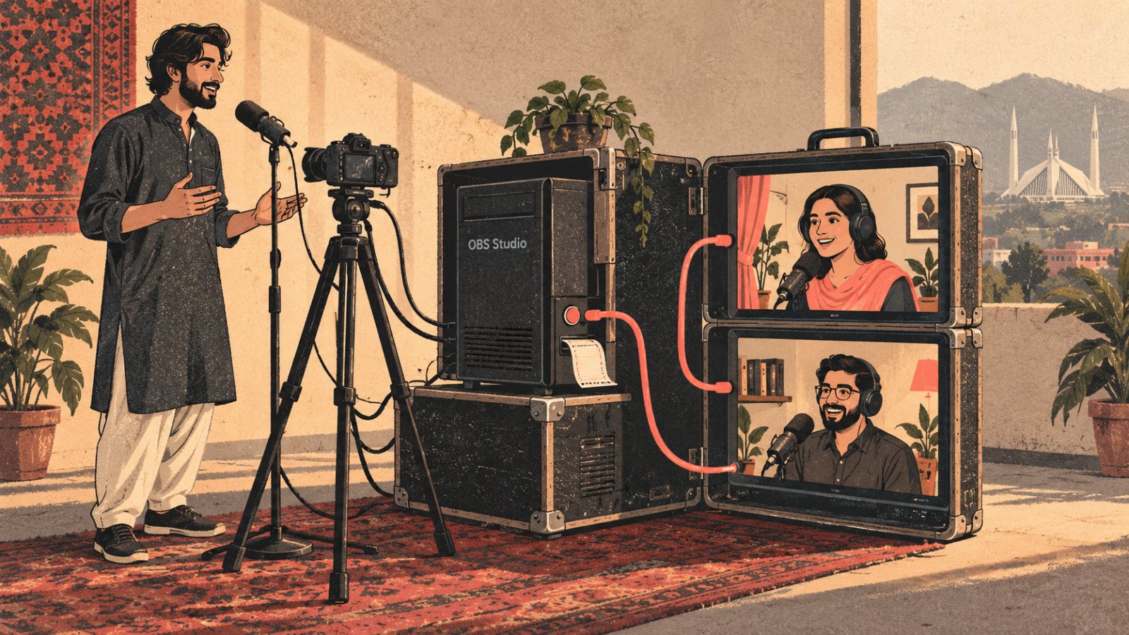 OBS یا StreamYard: مفت کنٹرول کے بدلے سیٹ اپ، آسان لائیو کے بدلے ماہانہ فیس