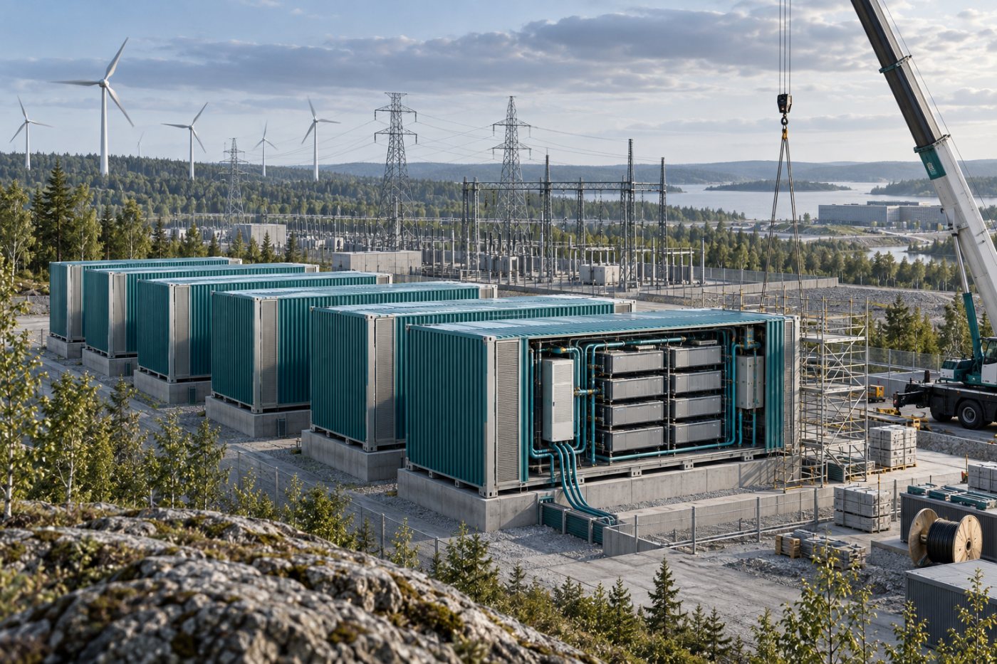 Une batterie de 94 MW et des parcs éoliens complètent l’alimentation électrique prévue pour les centres de données de Google