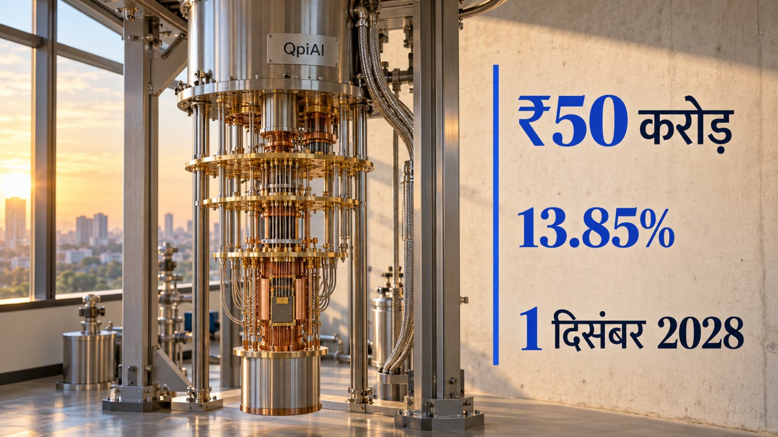 QpiAI को ₹50 करोड़ कर्ज—13.85% ब्याज ने निवेश की कहानी बदली