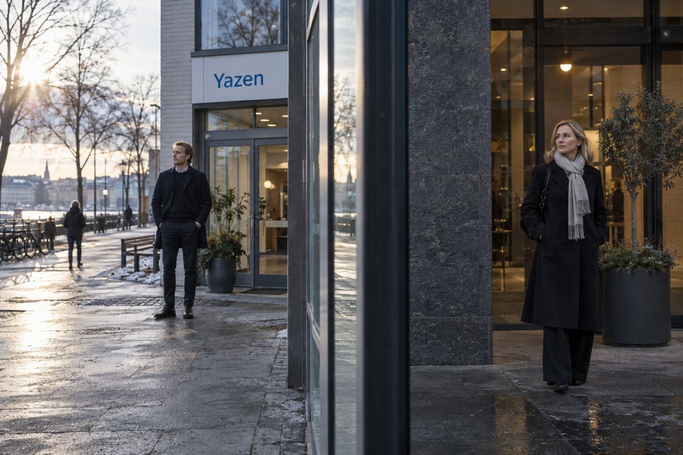 Yazens vd Fredrik Meurling och Verdanes Cecilia Nytorp företräder parterna i affären som gör Verdane till största ägare.
