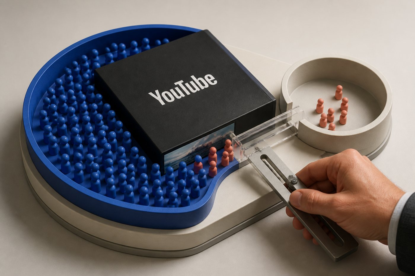 مقارنة مشاهدات التشغيل العامة بالمشاهدات المتفاعلة لفيديو واحد داخل تحليلات YouTube