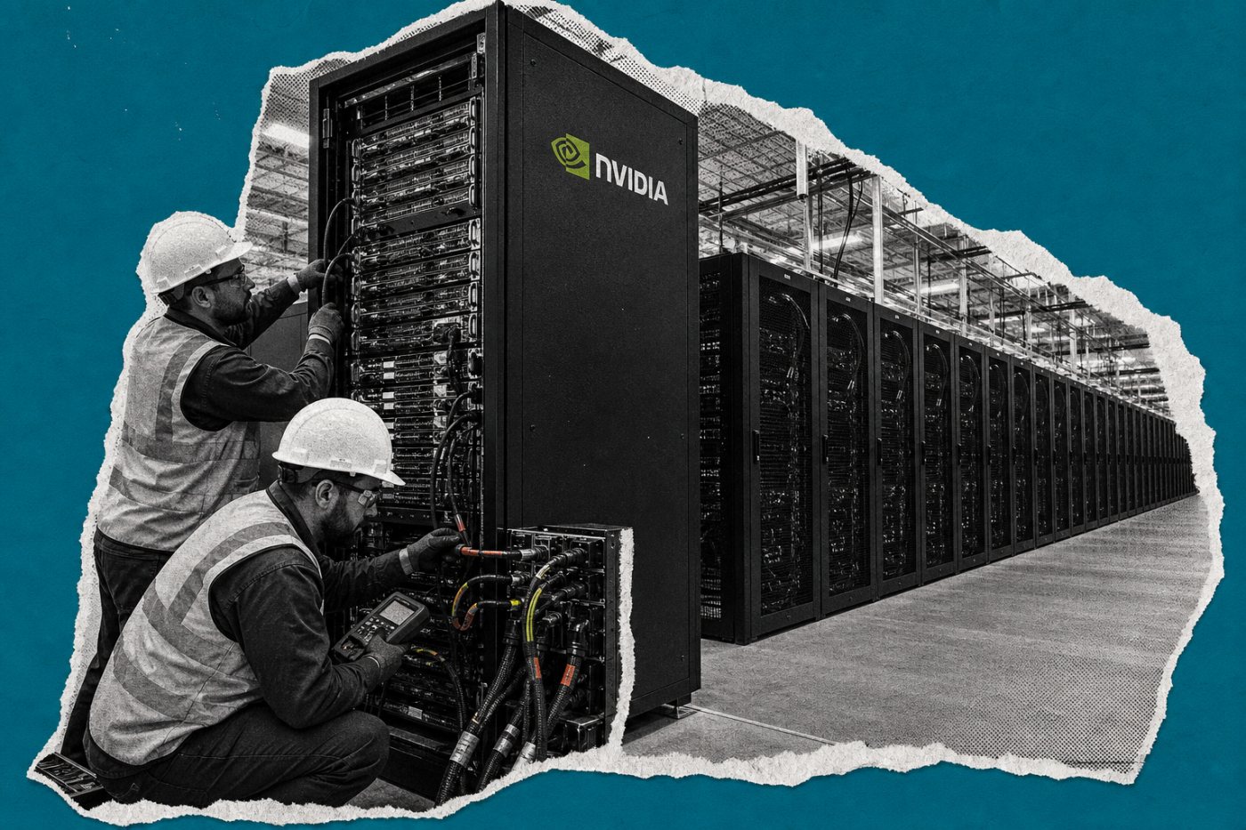Sistem komputasi NVIDIA dipasang di pusat data yang menjadi sumber utama pertumbuhan pendapatan kuartalan.