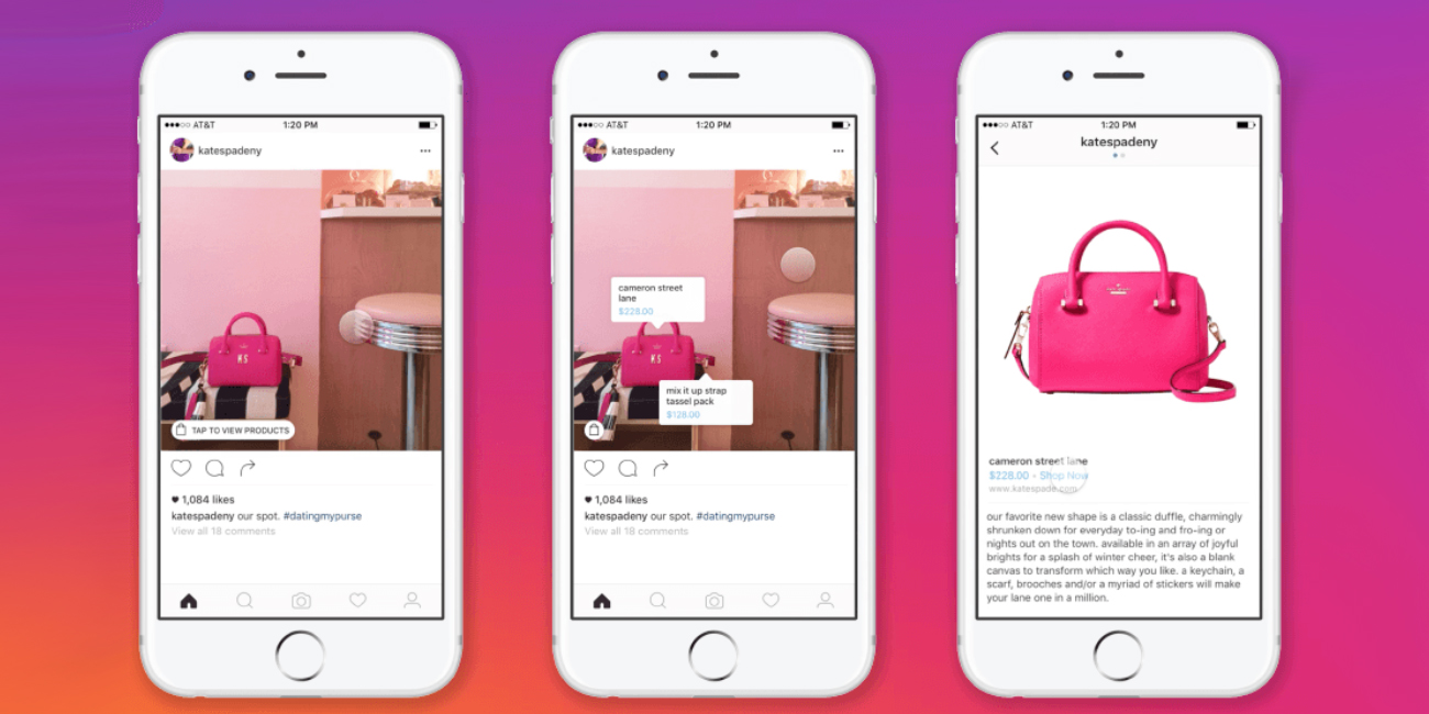 Instagram «Shopping» — раздел в рекомендациях