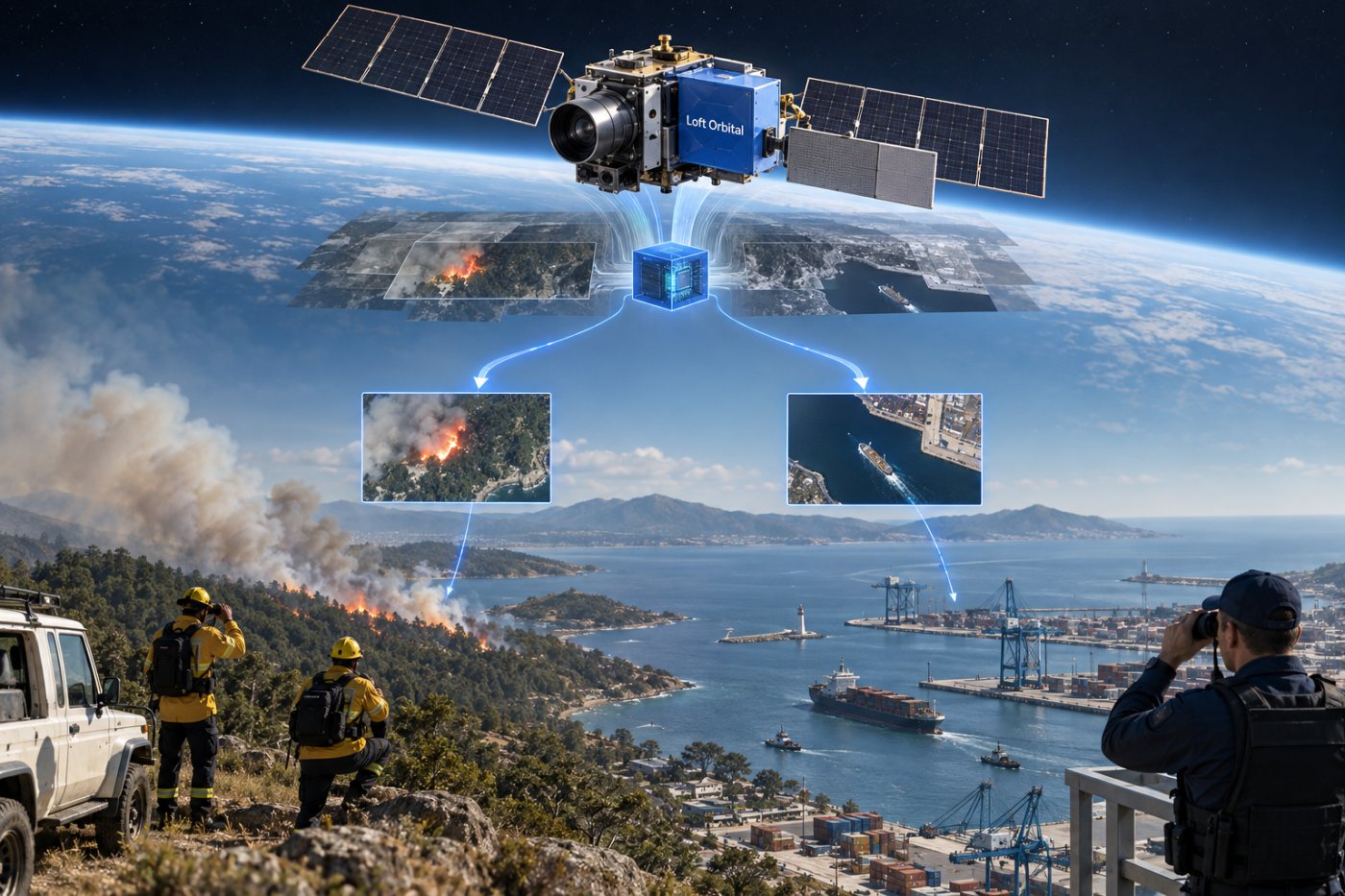 Constelação Altair-Next Gen atende monitoramento civil e segurança de infraestrutura costeira
