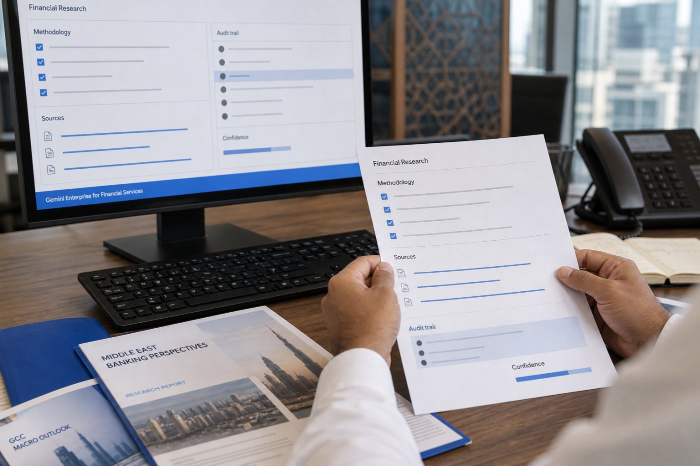 وكيل Financial Research ينفذ بحثاً مالياً متعدد الخطوات ويُنتج تقريراً قابلاً للتتبع والمراجعة
